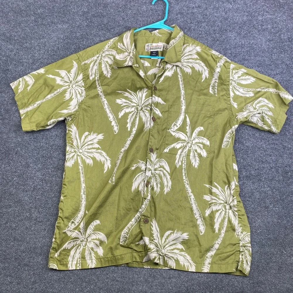 Patagonia Pataloha Mens Large Tropical Cotton Aloha Shirt L VTG 90's Early 2000s